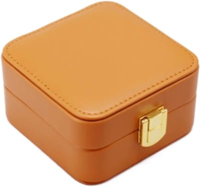Sieradenkistje - Opbergdoos - Reizen en Organiseren - Ruimtebesparend Ontwerp - Compact Formaat - Oranje