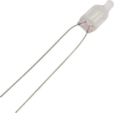 Schiefer Draaduiteinde Neonlamp | 65V/95V 6x13mm