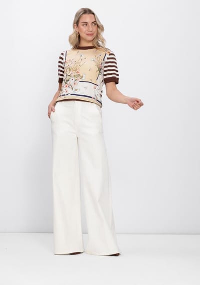 Liu Jo Ecs Maglia Chiusa M/c Tops & T-shirts Dames - Shirt - Multi - Maat S