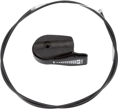 Gaskabel Hendel Kit - Grasmaaier Onderdeel - Motor Starten - Universele Pasvorm - 65 inch Kabel - Zwart