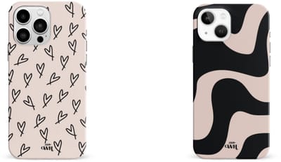 xoxo Wildhearts Telefoonhoesjes All Yours Beige & Zwart + Ride With Me Zwart & Beige – geschikt voor iPhone 15 Pro