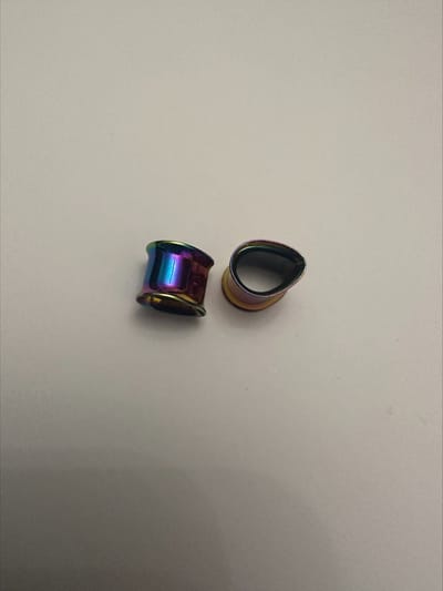 Piercing plug druppel 10 mm meerkleurig | Make up | Parfum | Moederdag | Verjaardagscadeau| Cadeautje| Valentijnsdag| Kado | sieraden | vaderdag | oorbellen | oorsieraden