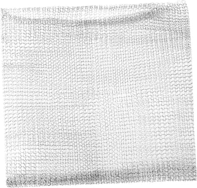 Beschermnet voor planten - Wortelbeschermer gaaszak - Bescherming tegen ongedierte - Roestvrij staal - 15 x 30 cm - Zilver