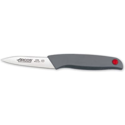 Couteau d'office - ARCOS - Colour Prof - Lame 8cm en acier inoxydable - Manche ergonomique - Antidérapant
