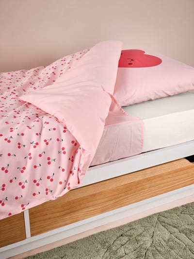 Vertbaudet Magicouette CERISE bedset met gerecycled katoen