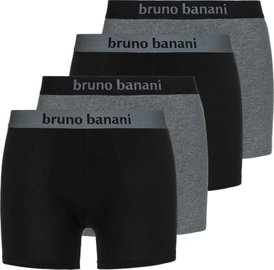 Bruno Banani Heren retro short / pant 4 pack Flowing