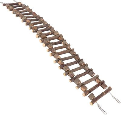 Hond- en Vogelklimladder voor Huisdieren - Geschikt voor Hamsters, Papegaaien en Vogels - 40 cm Lange Ladder voor Veilig Klimmen en Spelen