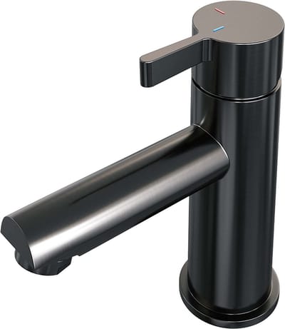 Brauer Gunmetal Edition Wastafelmengkraan opbouw - laag - model E - PVD - geborsteld gunmetal
