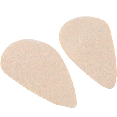 2 Paren Antislip Schoen Zool Sticker Hoge Hakken Schoen Zool Patch Beschermer (Puntige Kop) beige
