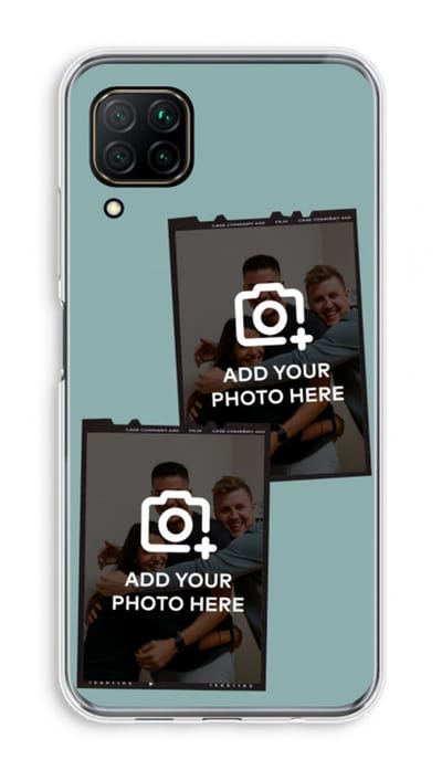 Gepersonaliseerd - Case Company® - Hoesje geschikt voor Huawei P40 Lite hoesje - Polaroid Zwart - Soft Cover Telefoonhoesje - Bescherming aan alle Kanten en Schermrand
