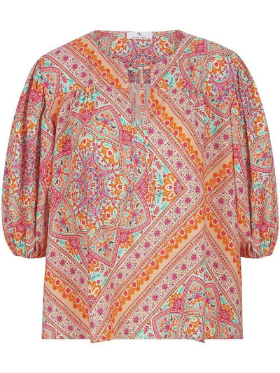 Blouse Van Peter Hahn oranje