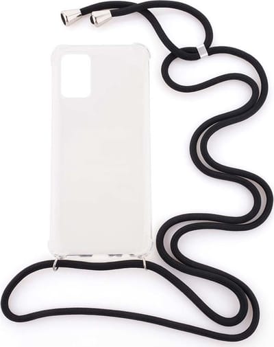 Shop4 - Poco X4 GT Hoesje - Zachte Back Case met Koord Zwart