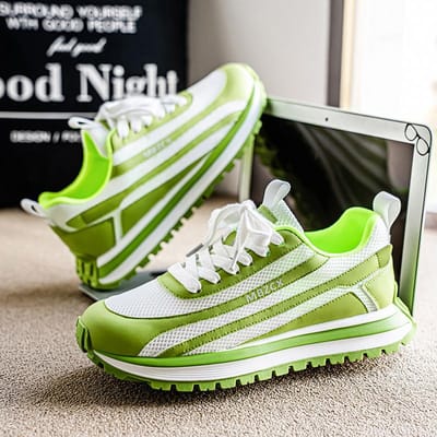 Heren Schoenen Nieuw Zomer Mesh Ademend Trendy Veelzijdig Sport Casual Schoenen voor Mannen Dikke Zool Daddy Schoenen 44
