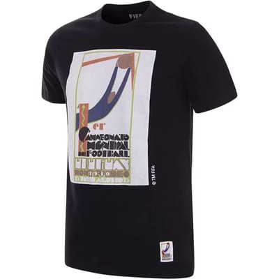 COPA - Uruguay 1930 WK Emblem T-Shirt - Heren - Zwart - XS