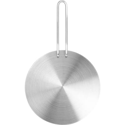 Roestvrijstalen Hittediffuser Inductieplaat Adapter Converter Gas Elektrisch Fornuis Plaat 22cm 22cm/2.3L gray