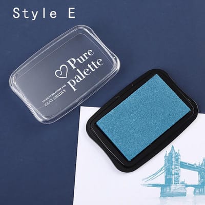 12 Kleuren Vintage Stijl Handgemaakt DIY Craft Inktkussen op Oliebasis voor Stof Hout Papier Scrapbooking Inktkussen Vingerverven