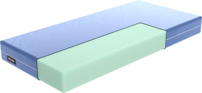 Mörgenn Incontinentiematras - HR35 Koudschuim matras - 22 cm dik - Zorgmatras - Waterdichte matras - 90x200