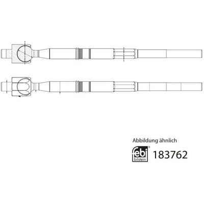 Axiaalgewricht, spoorstang FEBI BILSTEIN 183762