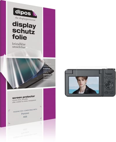 dipos – 4x Beschermfolie geschikt voor Ponovo A66 | Krasbestendige & heldere Screenprotector Ultra-Thin