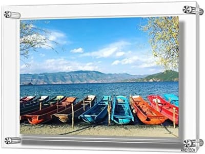 PromoHome Acryl Fotolijst A3 Formaat - Helder Transparant Paneel met Wandmontage