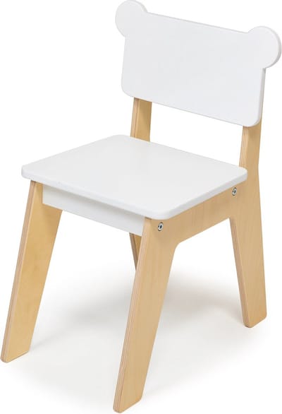 Mentari Kindermeubels: STOEL BEER 27x39x50cm, zithoogte 28cm, in hout, in doos, 3-6j