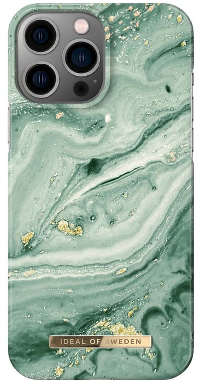 iDeal of Sweden Fashion Backcover geschikt voor Apple iPhone 13 Pro Max - Mint Swirl Marble