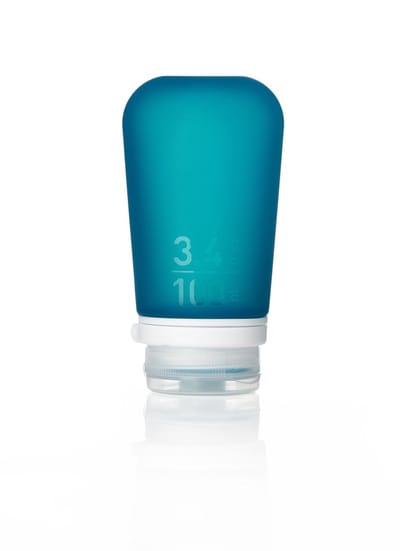 Human Gear - GoToob+ - reisflesje - flacon - herbruikbaar - lekvrij - lichtgewicht - Large - 100ML - Teal