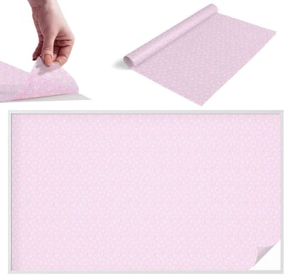 Tulup Raamfolie Anti inkijk - Bloemenpatroon Melkglas Folie - 200x116 cm - Roze Anti inkijk Raamfolie Glas in Lood - Zonwerende Raamfolie - Voor de slaapkamer, badkamer en kledingkast. - Privacy Folie Raam Glas in Lood