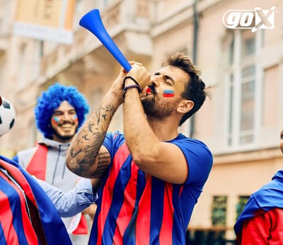 Grote Power Vuvuzela Trompet 59 cm voor Sport en Feesten - Hollandse Kleuren