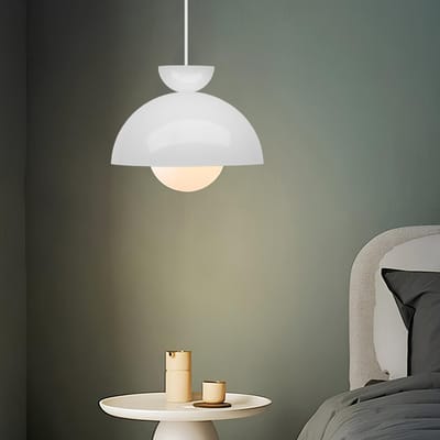 Asir - Kroonluchter - Wit - METALEN BEHUIZING - 24 x 24 x 26 cm
