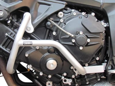Valbeugel Motor - Motorbescherming Frame - Bescherming Motor - Gepoedercoat Staal - K 1200 R - Zilver
