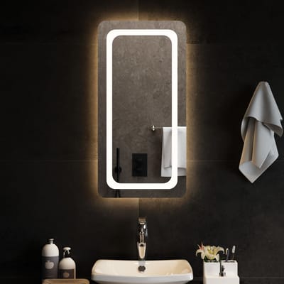 vidaXL - Badkamerspiegel - LED - 40x80 - cm