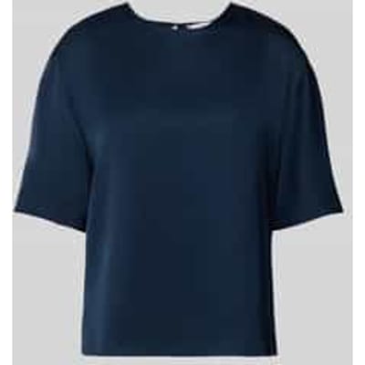 Relaxed fit blouse van satijn