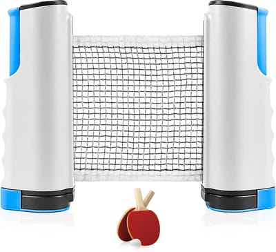 JGS ® Verstelbaar Tafeltennisnet voor Binnen en Buiten, Geschikt voor Elke Tafel