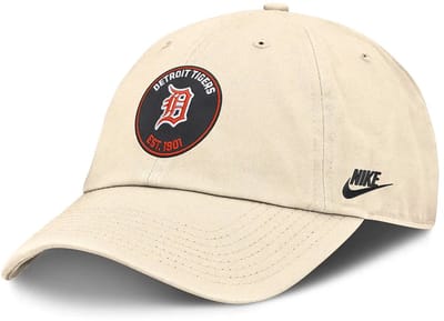 Nike Mlb Club Unstructured Detroit Tigers Pet Beige M-L