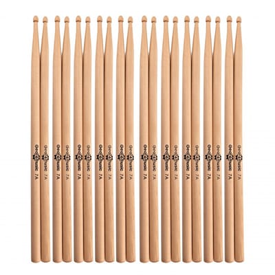 7A Drumstokken, Esdoorn, Houten Tip, 10 Paar