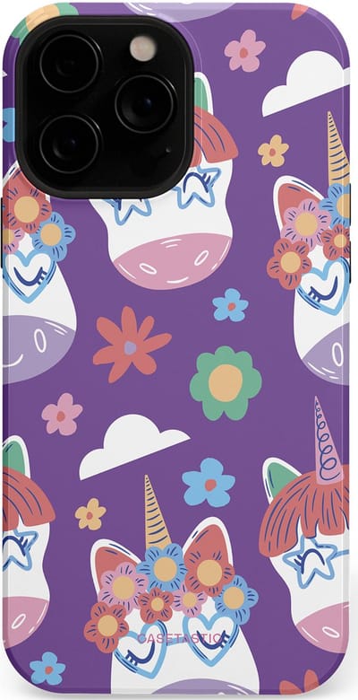 Casetastic Hoesje Geschikt voor Apple iPhone 13 Pro Max Magsafe - Stijlvolle Beschermende Duo-layer Case - Eenhoorn Magie