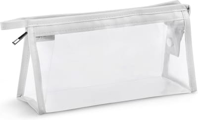 Dailygoods- Etui Draagbaar - PVC Organizer - Make-up Tas - Schoolbenodigdheden - Cosmetische Toilettas - Doorzichtig Design - Pencil Case