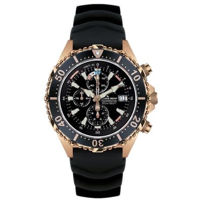 Chris Benz - CB-C300X-C-KBS - Duikhorloge - Unisex - Quartz