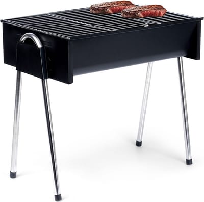 Houtskool Barbecue Compact Mobiel 48x33x46 cm - Houtskoolgrill - Grilloppervlak - Grillrooster