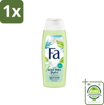 1 x Fa - Douchegel - Yoghurt & Aloe Vera - 250 ml - Douchegel - Yoghurt - Aloe Vera - Verzorgende Douchegel - Hydraterende Douchegel