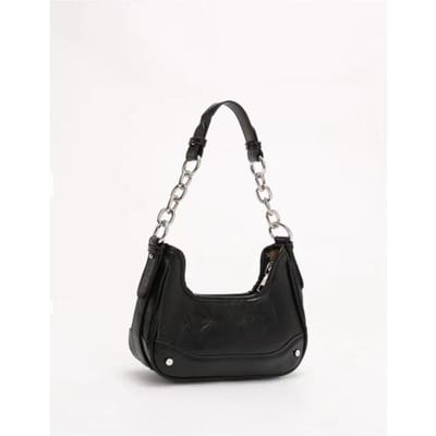 Niche Design Geplooide One-shoulder Okseltas voor Dames Nieuwe Kettingtas Onderarmtas High-end Crossbody Tas gray