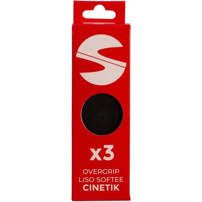 Set van 3 overgrips Glad Softee Cinetik Black ÚNICA
