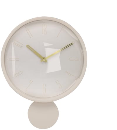 Wandklok Circa off-white 30cm met pendulum