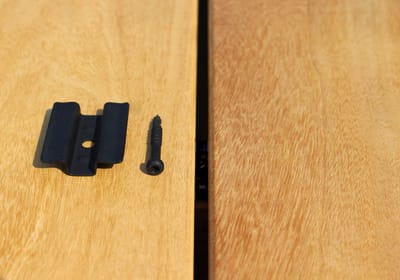 Wovar B|fix Clips RVS Zwart voor blinde bevestiging Terrasplanken Doos 100 stuks
