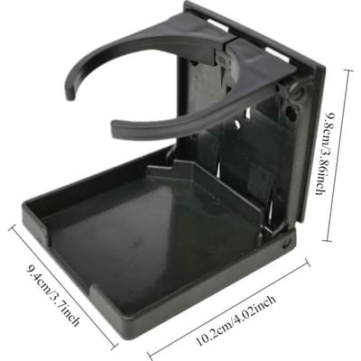 Autobekerhouder Auto Multifunctioneel Opbergrek Cola Bekerhouder Bekerhouder Opvouwbare Bekerhouder Met Schroeven zwart