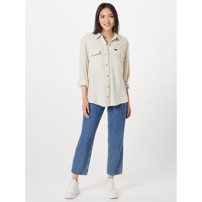 LEE Two Pocket Ecru Dames Blouse - Maat M