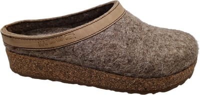 Haflinger Grizzly Torben - Pantoffels Dames - Pantoffels Heren - Turf - Maat 37