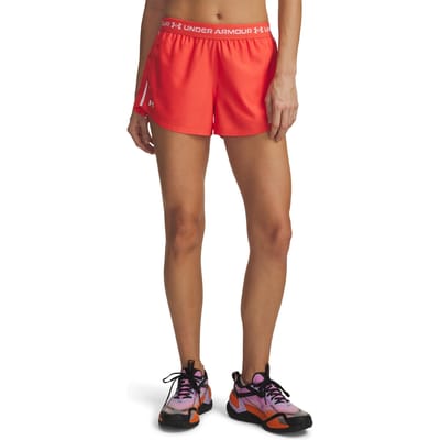 Under Armour Tech Play Up Shorts Dames-rood, wit