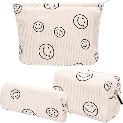 Cosmetic Bags Set van 3 - Draagbare Reis-Toilettas voor Dames en Kinderen - Perfect voor Make-up en Accessoires